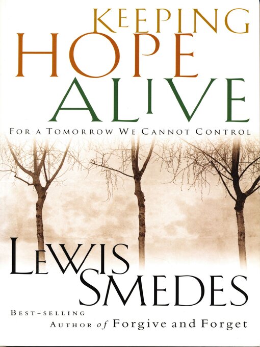 Title details for Keeping Hope Alive by Lewis Smedes - Available